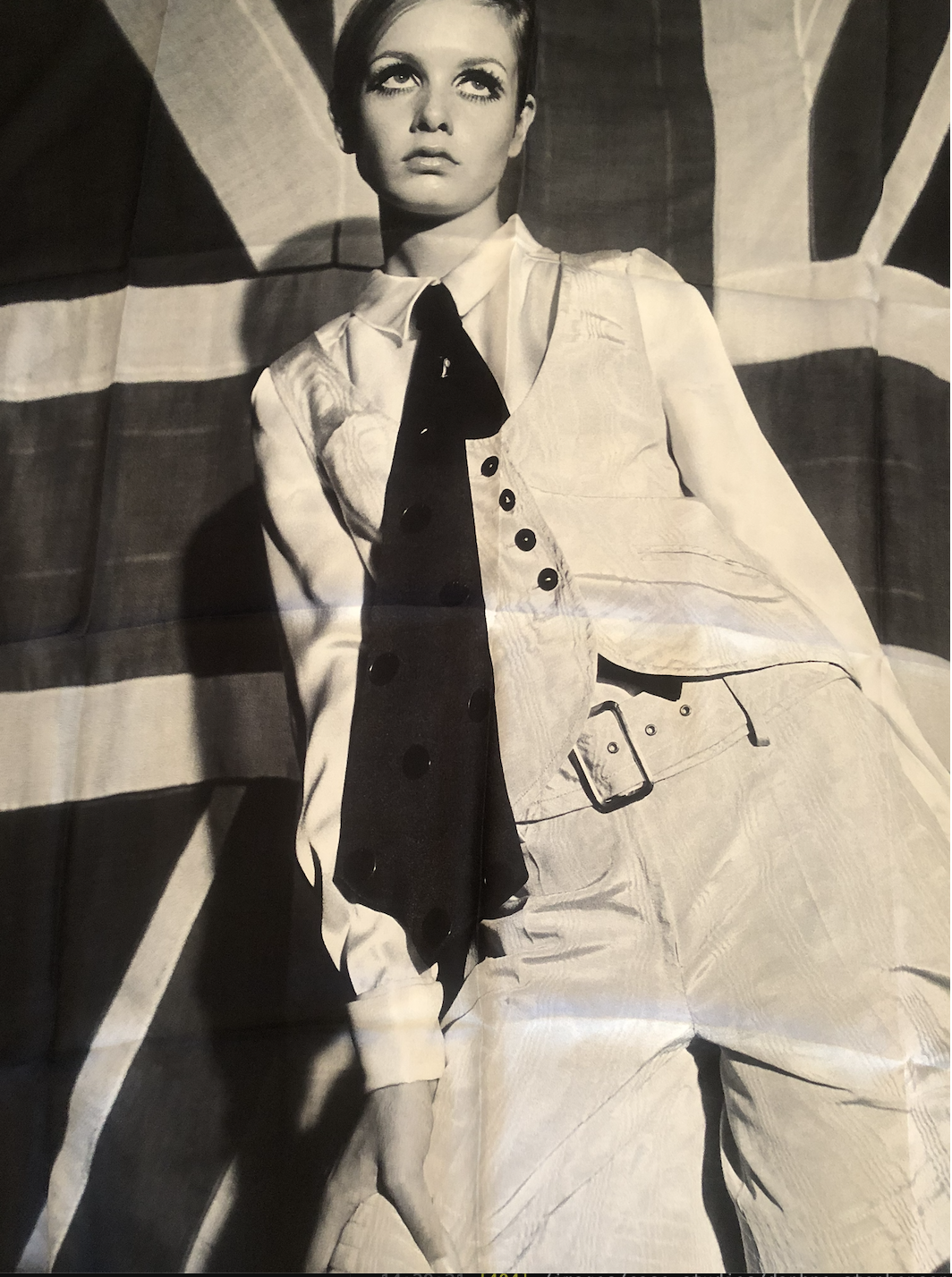 Mary Quant exhibition scarf — Bhavna Rishi London for V&A Museum